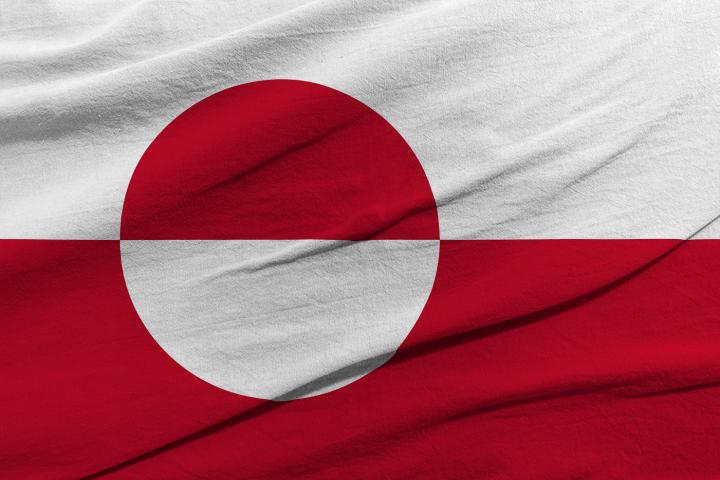 La bandera de Groenlandia