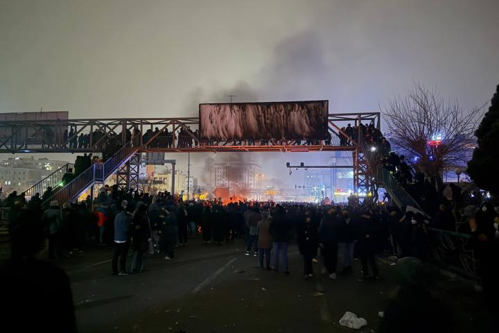 Manifestaciones en Teherán