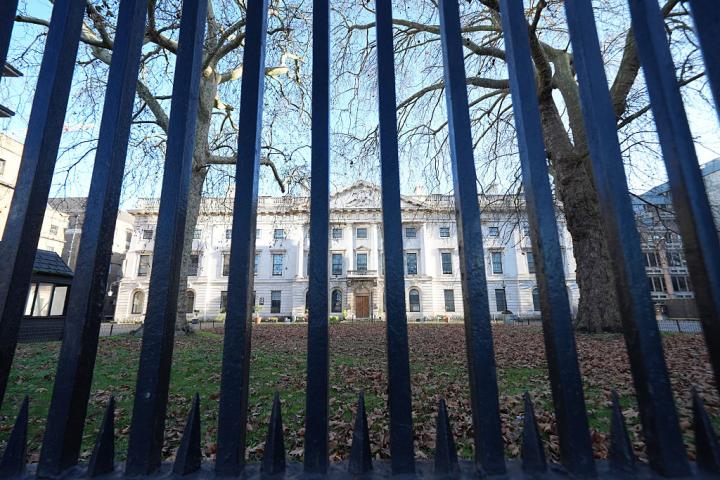 Edificio en el que se ubica la embajada de China en Londres.