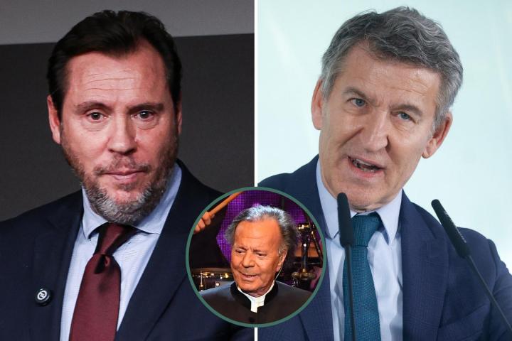Óscar Puente habla de Feijóo por lo que dijo de Julio Iglesias.