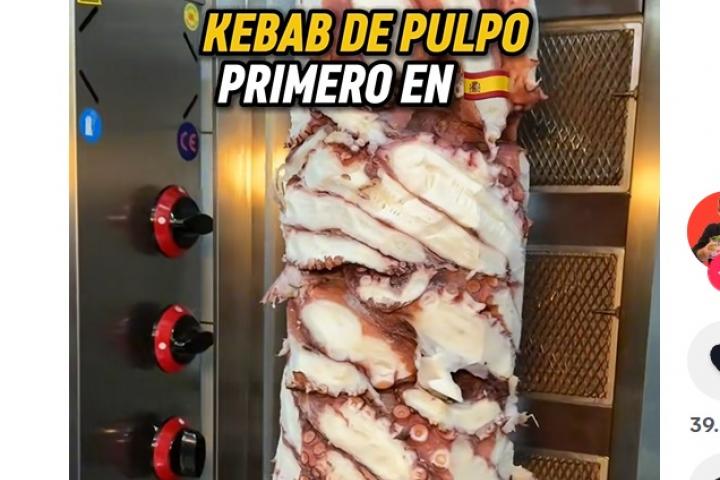 Un restaurante provoca topo tipo de reacciones tras poner a la venta kebabs de pulpo.