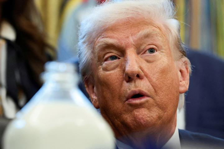 El presidente de EEUU, Donald Trump, en el Despacho Oval de la Casa Blanca.