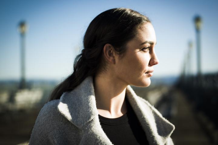 Mujer estadounidense.