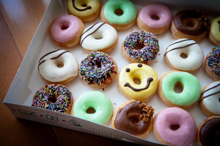 Donuts en una imagen de archivo