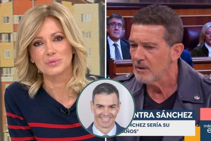 Susanna Griso, sobre las palabras de Banderas respecto a Sánchez.