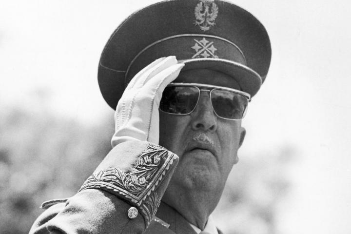 El dictador Francisco Franco