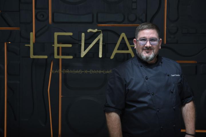 El chef Dani García, en su restaurante Leña.