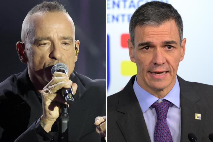 Eros Ramazzotti habla así de Pedro Sánchez.