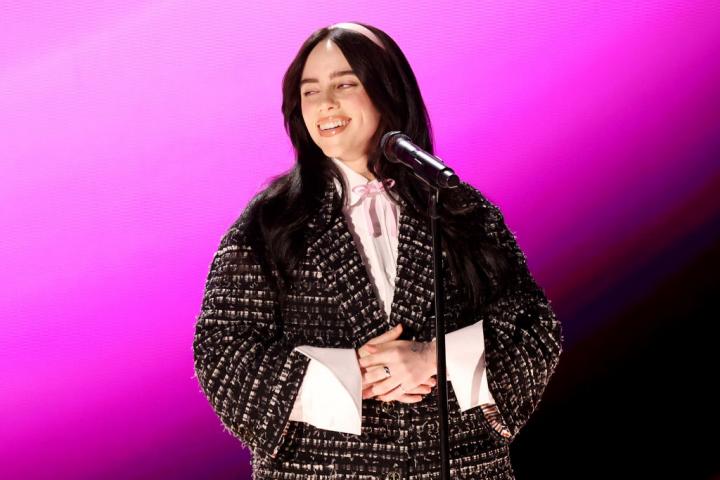 Billie Eilish en una imagen de archivo en la ceremonia de los Oscar 2024.