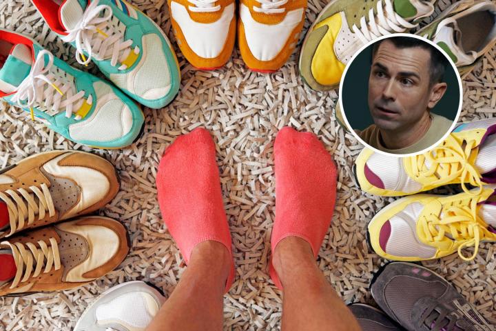 Fran Marchena, fundador de HOFF, con unas zapatillas de fondo, de una imagen de archivo.