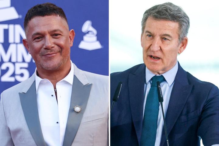 Alejandro Sanz responde a Feijóo.