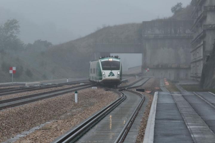 Imagen de archivo de un tren en Asturias