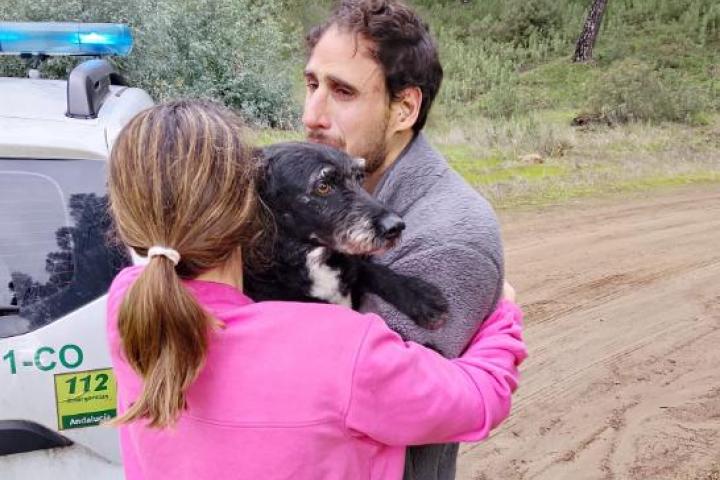 Rescate del perro Boro.