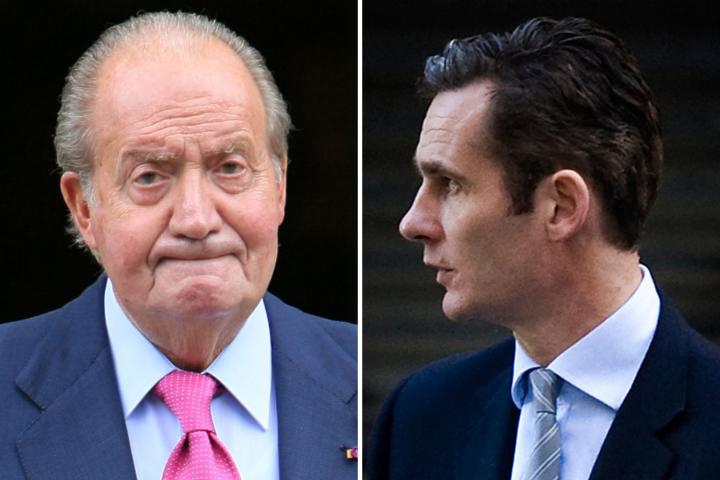 El rey Juan Carlos y su exyerno, Iñaki Urdangarin
