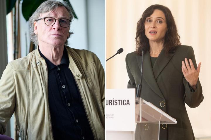 Nacho Duato, en una imagen de archivo, junto a Isabel Díaz Ayuso