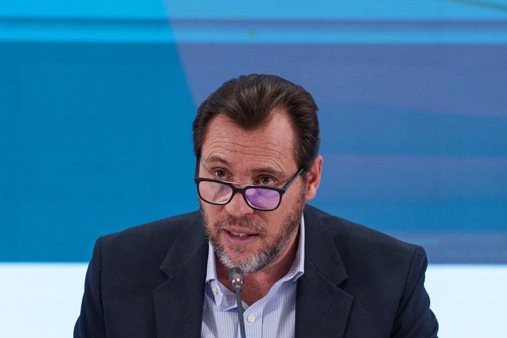 Óscar Puente, en su rueda de prensa de este lunes