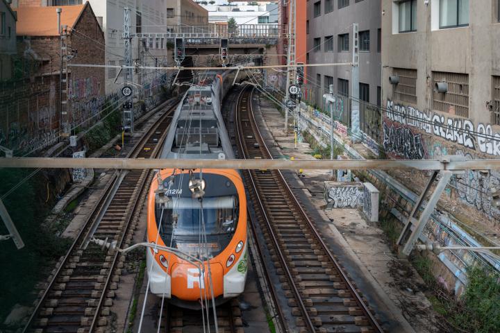 Foto de archivo de un tren de Rodalies.