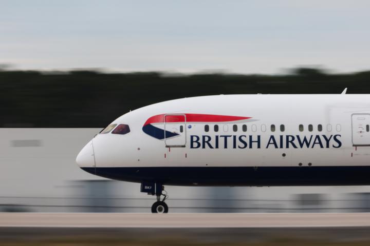 Avión de British Airways.