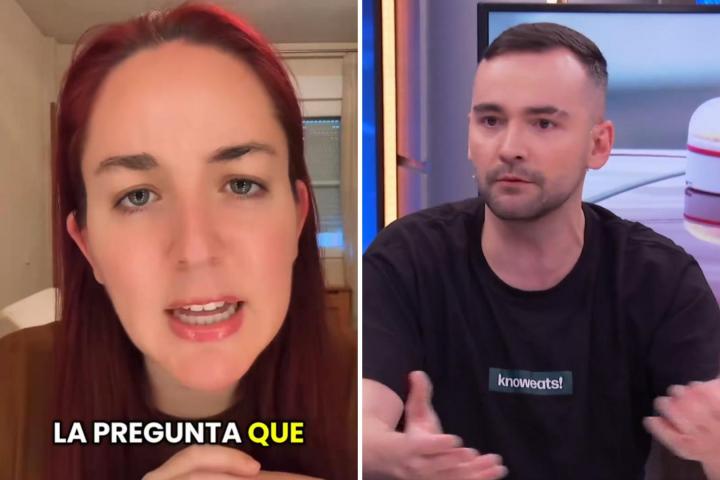 La concejal del PSOE en Alcalá de Henares, Blanca Ibarra, y El Xokas.