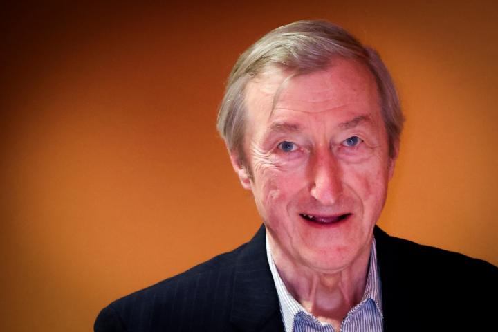 El escritor Julian Barnes en un festival en Roma en 2024.