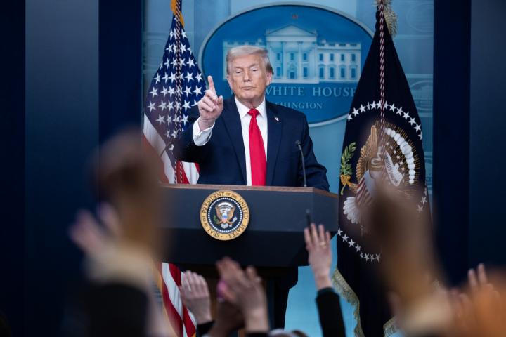 El presidente de Estados Unidos, Donald Trump.