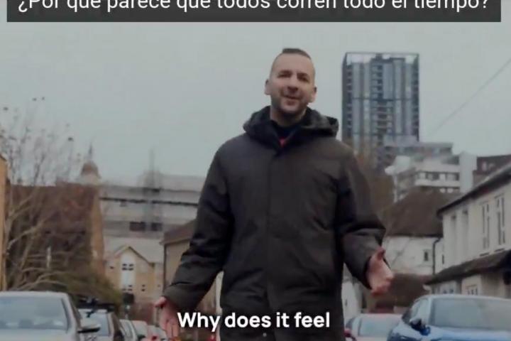 Fotograma del spot del Partido Verde de Reino Unido.