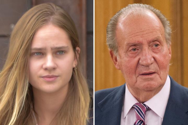 Irene Urdangarin y su abuelo, el rey Juan Carlos I