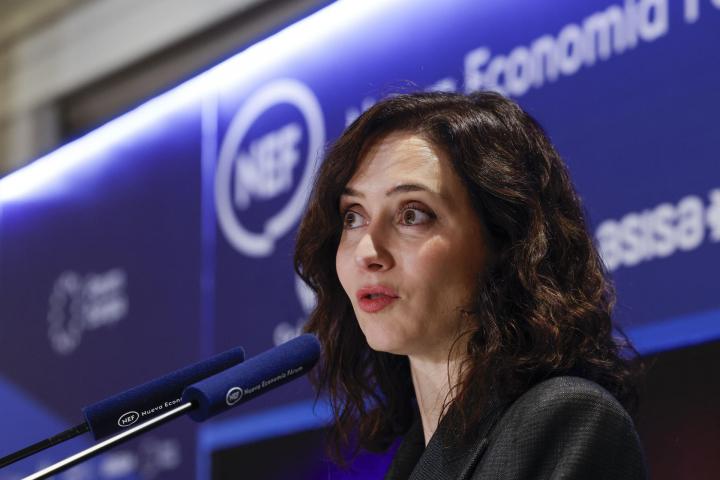 La presidenta de la Comunidad de Madrid, Isabel Díaz Ayuso