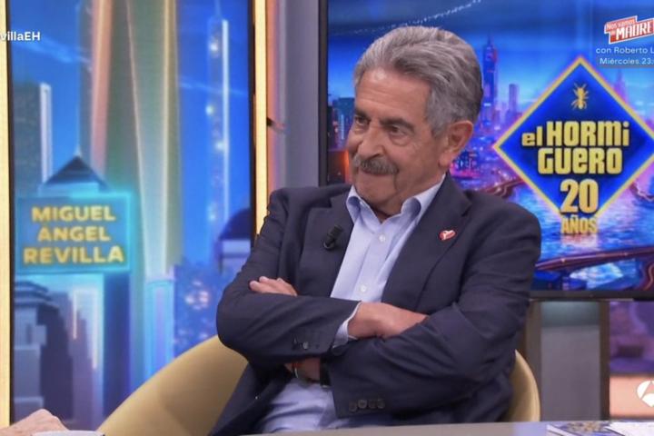 Miguel Ángel Revilla en 'El Hormiguero'.