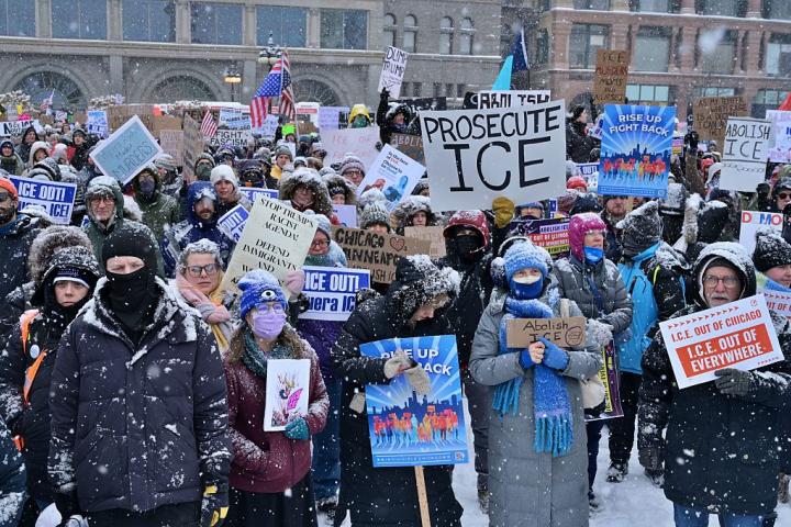Protestas sociales en varios puntos de EEUU contra el ICE