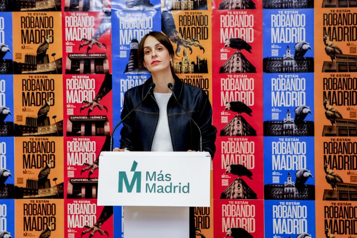 Rita Maestre, portavoz del grupo municipal de Más Madrid.