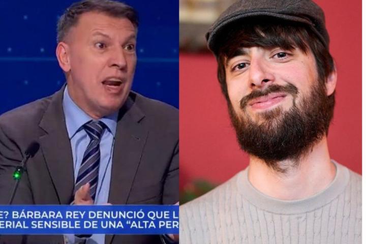 El juez Joaquim Bosch y el escritor David Uclés.