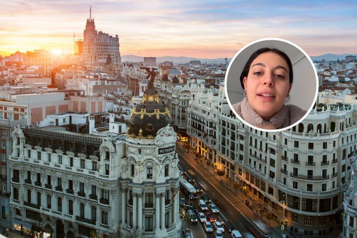 Imagen de archivo de Madrid y de la tiktoker Ludi.