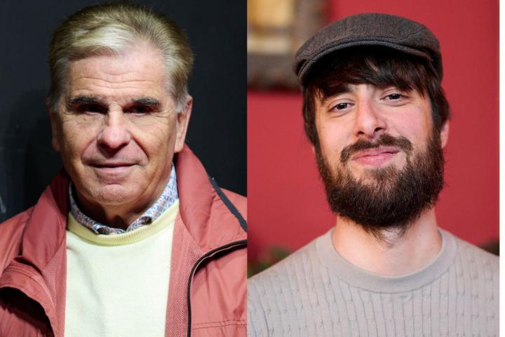 Pedro Ruiz y el escritor David Uclés.