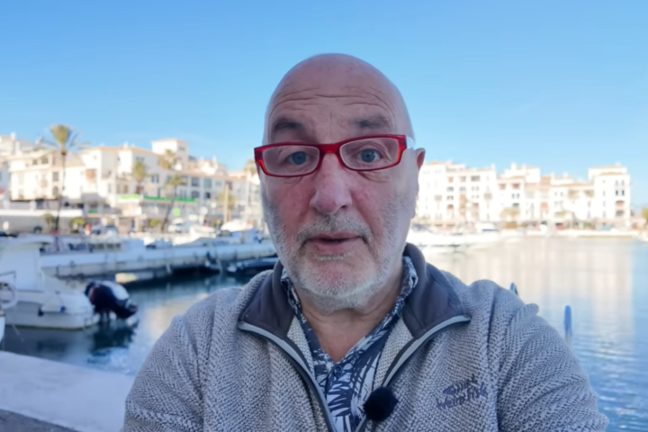 Mark Danby, hombre británico residiendo en la Costa del Sol.