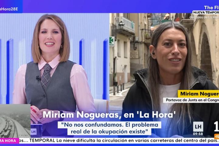 Silvia Intxaurrondo y Miriam Nogueras en TVE