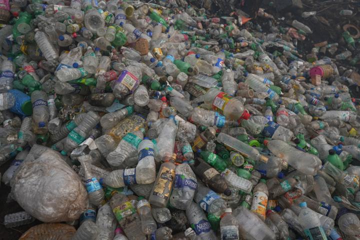 Contaminación de plásticos.