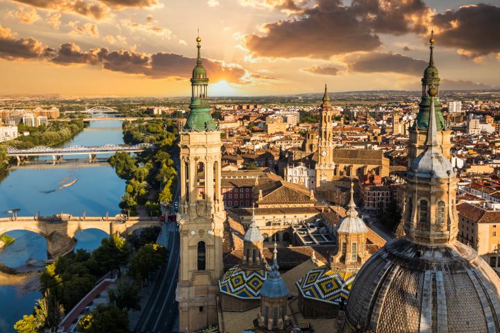 Vista de Zaragoza.