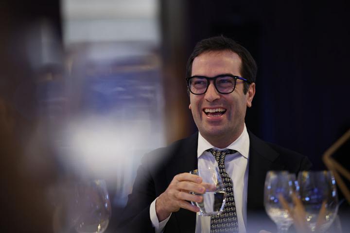 El ministro de Economía, Carlos Cuerpo, durante un almuerzo-coloquio en el marco del Spain Investors Day, el 15 de enero de 2026 en Madrid.