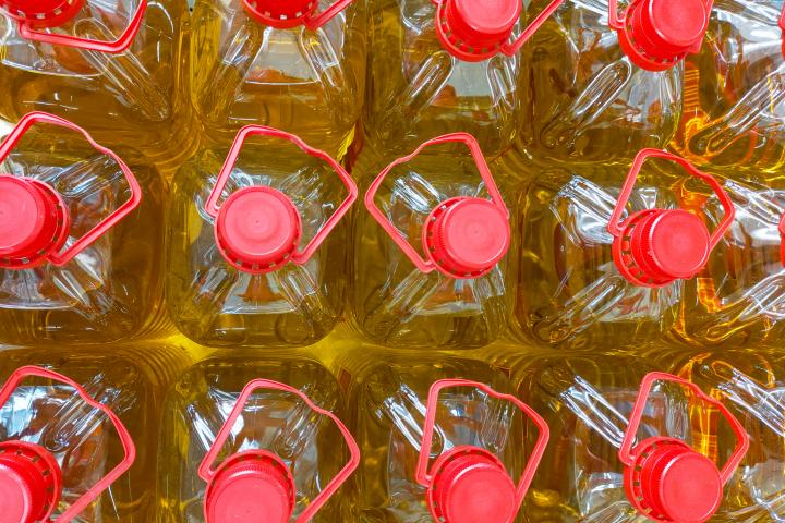 Garrafas de aceite