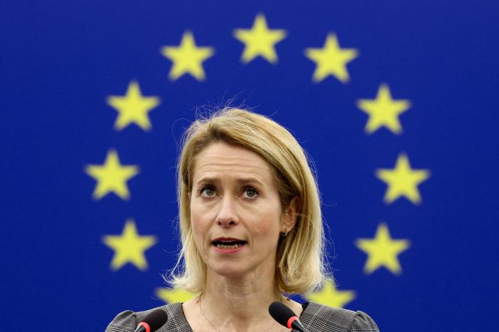 La Alta Representante de la UE para Asuntos Exteriores y Política de Seguridad, Kaja Kallas, el 20 de enero de 2026, en la sede de Estrasburgo del Parlamento Europeo.