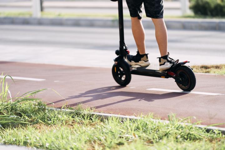 Un patinete eléctrico