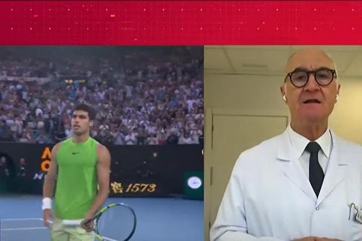 El doctor Ripoll hablando de Carlos Alcaraz