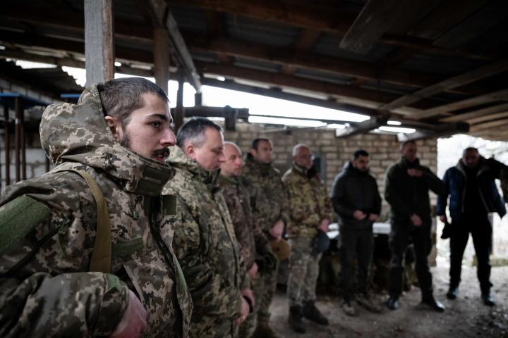 Militares ucranianos.