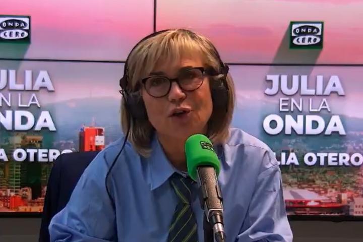 La periodista Julia Otero en 'Julia en la Onda'.