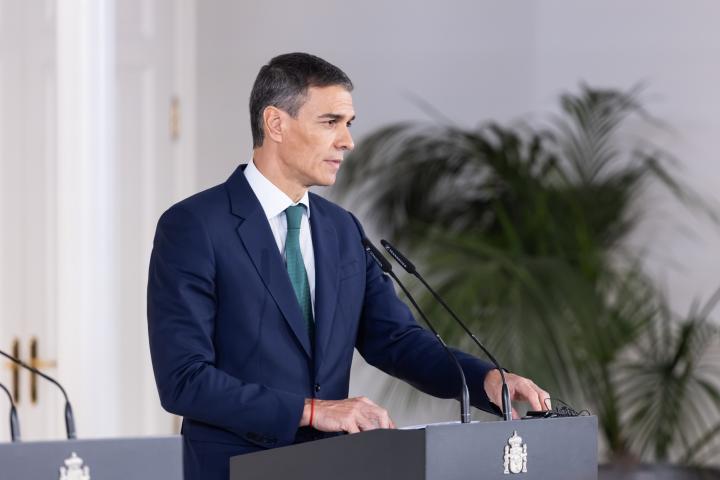 Pedro Sánchez, presidente del Gobierno.