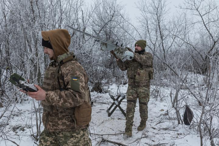 Soldados ucranianos.