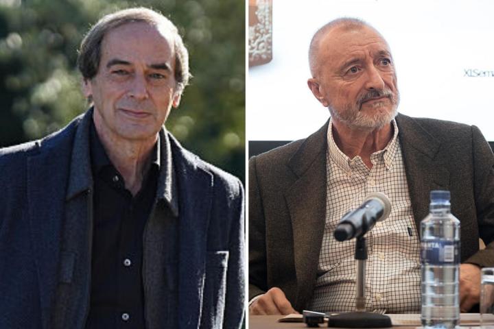 Isaías Lafuente y Arturo Pérez-Reverte.