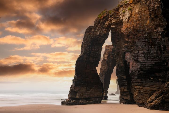 La Playa de las Catedrales, en Lugo.