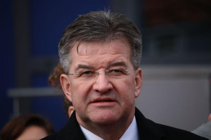 Miroslav Lajcak, durante una visita a Pristina (Kosovo), el 6 de diciembre de 2022.